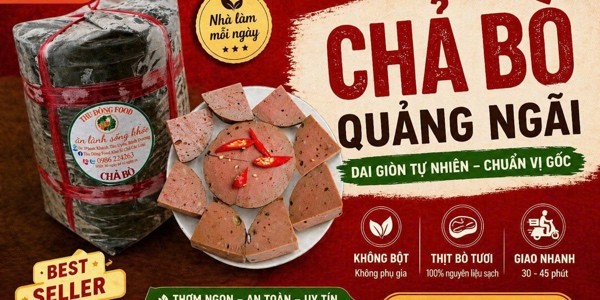 Chả Bò Quảng Ngãi Thu Đông Food - Tân Phước Khánh