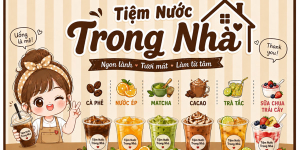 Tiệm Nước Trong Nhà - Cafe - Thái Phiên
