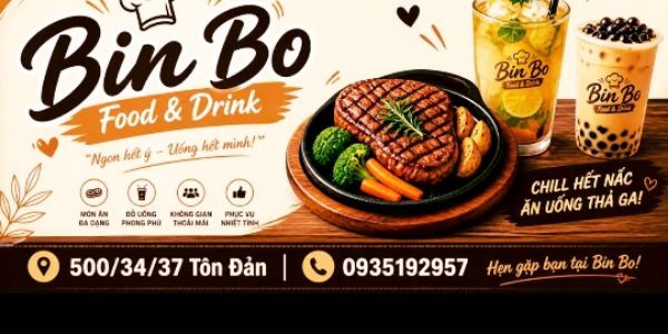 BIN BO FOOD & DRINK - TÔN ĐẢN