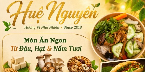 Huệ Nguyên Chay - Bánh Mì Chay, Xôi Nấm & Bún Trộn - Phố Lò Đúc