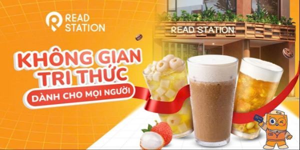 Read Station - Cà Phê, Trà Sữa & Matcha - 155 Hùynh Thúc Kháng