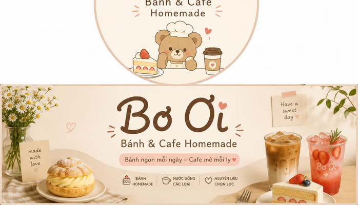 Bơ Ơi - Bánh & Cafe Homemade - K27/15 Nguyễn Gia Trí