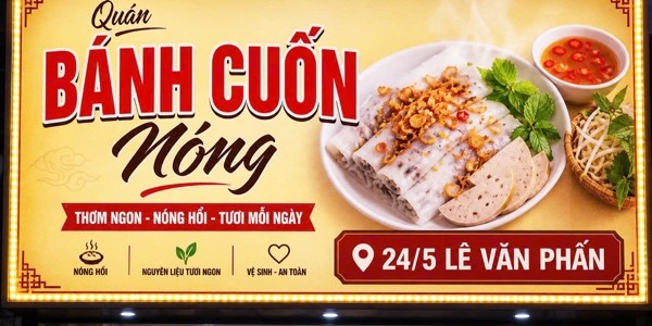 Cô Nga - Bánh Cuốn Nóng - 24/5 Lê Văn Phấn