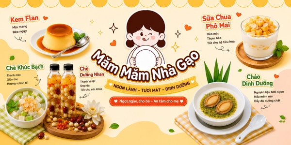 Măm Măm Nhà Gạo - Flan, Chè & Yogurt - Tây Sơn