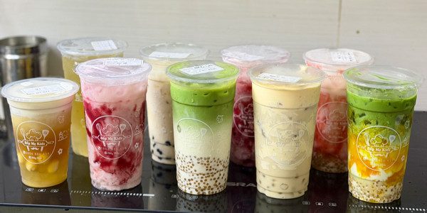 Trà Sữa Kem Trứng Dừa Nướng, Trà Mãng Cầu & Matcha - Bếp Mẹ Kids