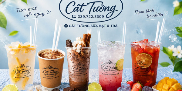 CÁT TƯỜNG SỮA HẠT & TRÀ - Takeaway  - Hoàng Hoa Thám