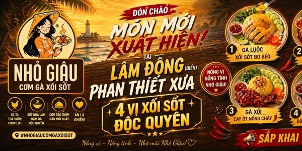 Cơm Gà Xối Sốt - Nhỏ Giậu