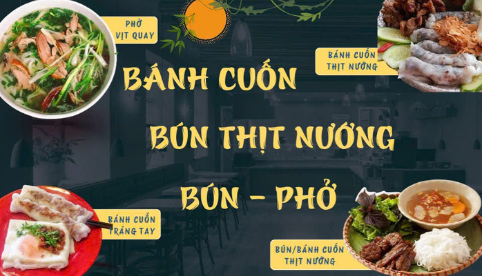 Quỳnh Béo - Bánh Cuốn Tráng Tay, Bún Thịt Nướng & Phở - 79 Hoàng Quốc Việt