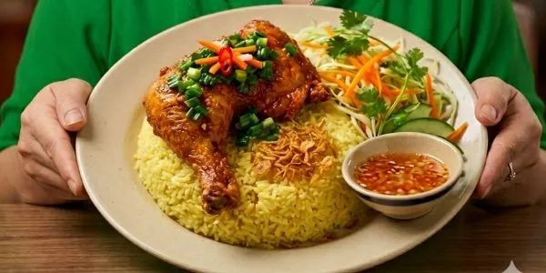 Cơm Gà Xối Mỡ Minh Mập