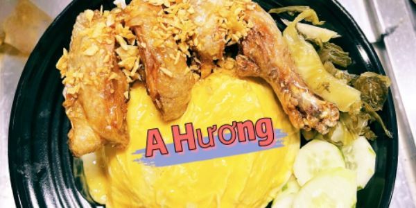 Cơm Gà Xối Mỡ A Hương - Phan Văn Hớn