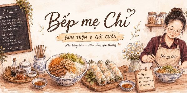3CE Quán - Gỏi Cuốn, Bún Trộn Thịt Nướng & Trà Trái Cây Tươi - Ngụy Như Kon Tum