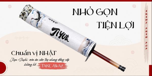 Jiyu Sushi Push Pop - Sushi Ống