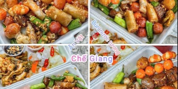 Cá Viên Chiên - Chân Gà Sốt Thái Chế Giang