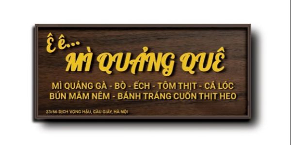 Ê ê...Mì Quảng Quê - Dịch Vọng Hậu