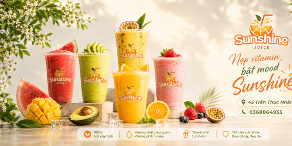 Tiệm Nước Ép Sunshine - 45 Trần Thúc Nhẫn