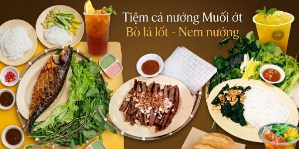 Bò Lá Lốt, Nem Nướng & Cá Nướng Muối Ớt - Thống Nhất