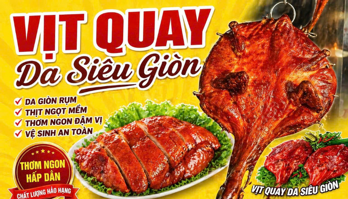 VỊT QUAY DA GIÒN THUẬN PHÁT - Vịt Quay - Số 6 Xô Viết Nghệ Tĩnh