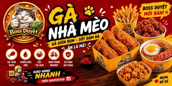 Gà Nhà Mèo