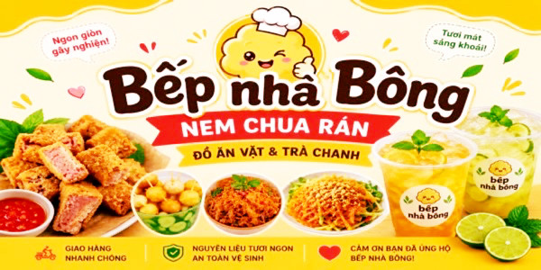 Bếp Nhà Bông - Nem Chua Rán, Đồ Ăn Vặt & Trà Chanh - Xuân Đỉnh