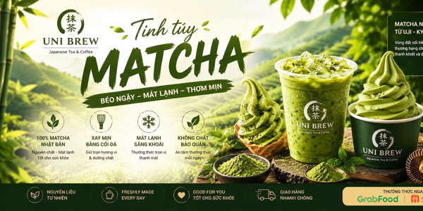 UNI BREW TC TEA BAR - MATCHA & TRÀ SỮA - Lê Lai