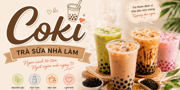 Coki Milk - Trà Sữa Nhà Làm - 34 Phùng Khắc Khoan