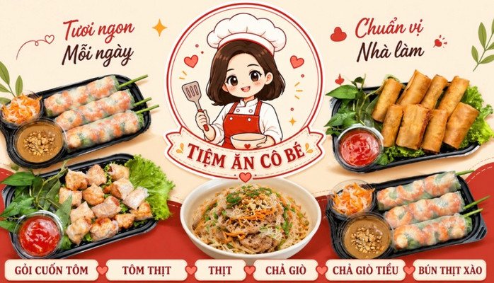 Tiệm Ăn Cô Bé - Gỏi Cuốn, Chả Giò Tiều & Bún Thịt Xào - Bình Tân