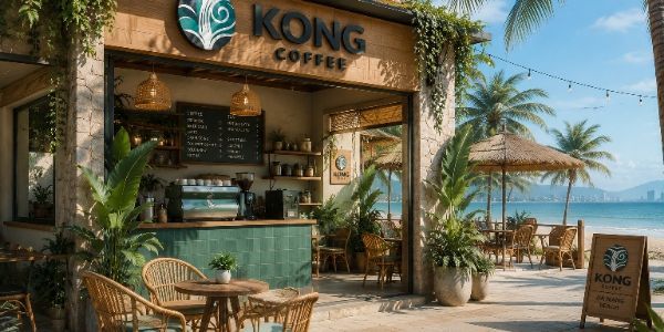 Cà Phê Dừa - Kong Cafe & Tea