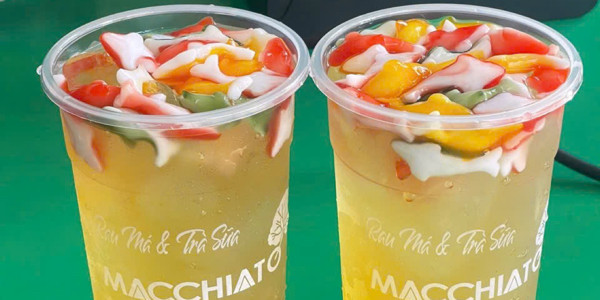 Rau Má & Trà Sữa Macchiato - 810 Hương Lộ 2