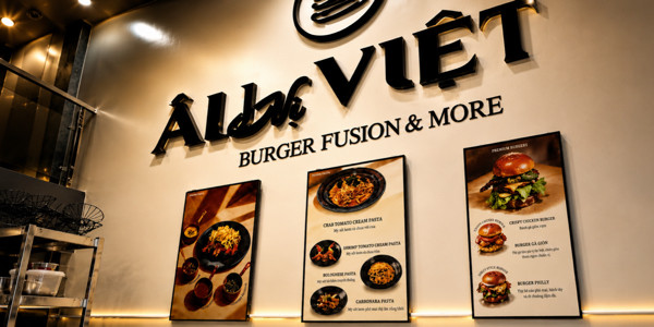 Âu Vị Việt - Burger Fusion, Pasta & Steak