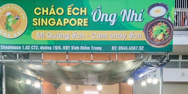 Cháo Ếch Singapore Ông Nhí - KĐT Vĩnh Điềm Trung