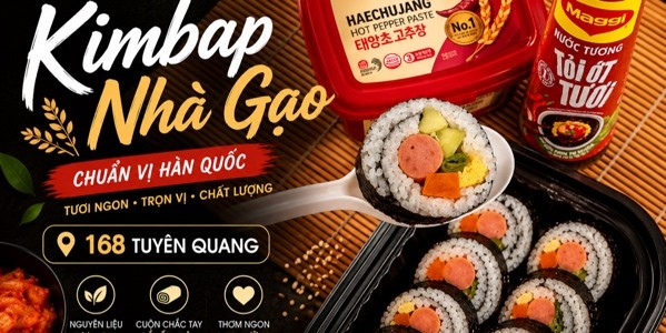 Kimbap - Nhà Gạo - 168 Tuyên Quang