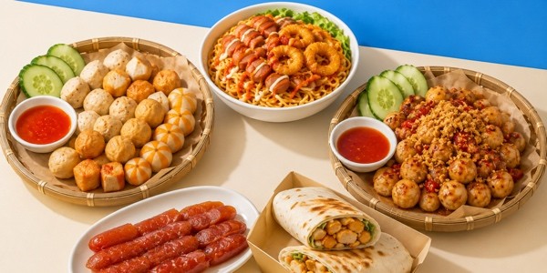 Cá Viên Chiên Chú Tư - Bánh Tacos - 207C Gò Dưa