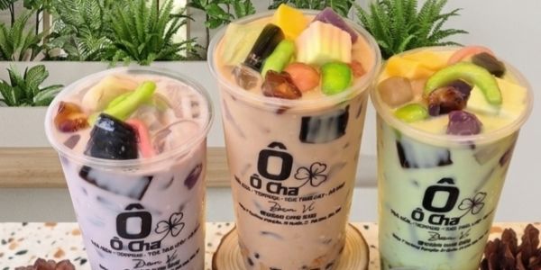 Trà Sữa Ô Ô CHA - Trà Trái Cây & Đậm Vị Trà - Vũ Hồng Phô