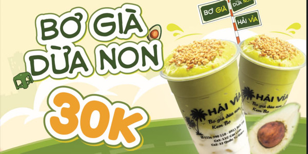 Bơ Già Dừa Non - Hải Vỉa - Lạc Long Quân
