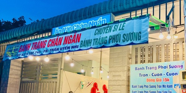 Ăn Vặt Chân Ngắn - Bánh Tráng Phơi Sương - Trảng Dài
