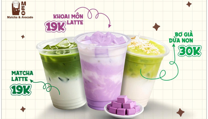 Meo Matcha - Matcha & Avocado - Triệu Nữ Vương