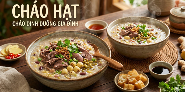 Cháo Hạt - Cháo Dinh Dưỡng Gia Đình