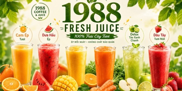 The 1988 Coffe - Fruit Just (Cà Phê - Nước Ép Trái Cây Tươi)