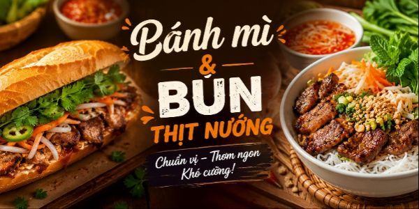Bánh Mì - Bún Thịt Nướng A Phong