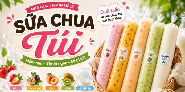 SÂU COOL - Sữa Chua Túi Tuổi Thơ - Đường Phước Long
