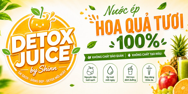 Detox Juice By Shinn - Nước Ép Hoa Quả Tươi Nguyên Chất - 89 Lê Hồng Phong