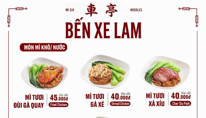 Bến Xe Lam - Mì Tươi - Phố Ẩm Thực Diên Hồng