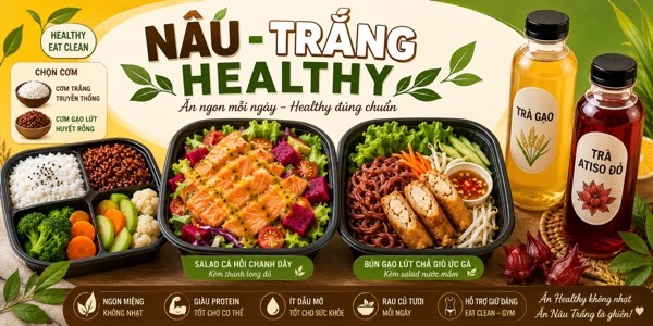 Cơm NÂU - TRẮNG HEALTHY
