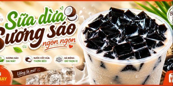 NGON NGON - SỮA DỪA SƯƠNG SÁO - SAU SIÊU THỊ GO