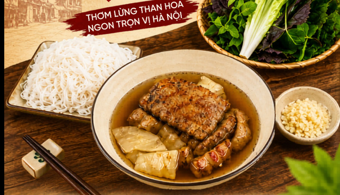 Bún Chả Tạ Nguyễn - Bún Chả Nướng Than - Khu Đô Thị The Terra An Hưng
