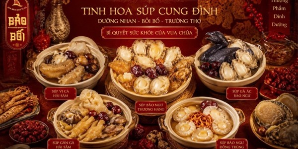 Súp Bào Ngư Vi Cá Hải Sâm Bảo Bối