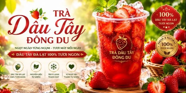 Tiệm Trà Dâu Tây Đông Du