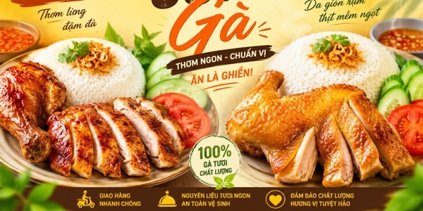 Cơm Trưa Hà Đô - Cơm Gà Xối Mỡ & Cơm Gà Nướng Mật Ong
