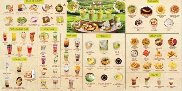 Vahi Chè Ít Ngọt - Kem Bơ Dừa Hào Nam