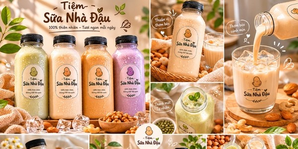 Tiệm Nhà Đậu - Coffe, Matcha & Sữa Hạt - Bùi Thị Xuân